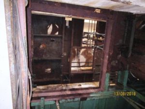 All columns of old building were jacketed with Micro-Concrete 25 to 75 mm thick