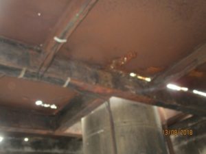 Structural steel members with minor to moderate corrosion